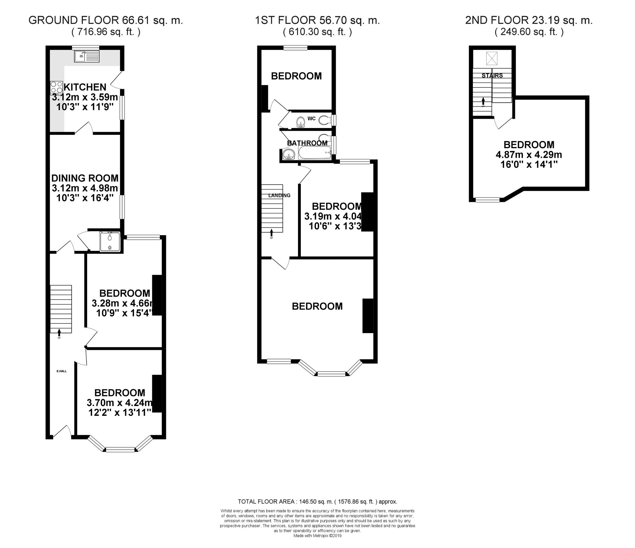 Floorplans For Princess Road, Manchester, M14